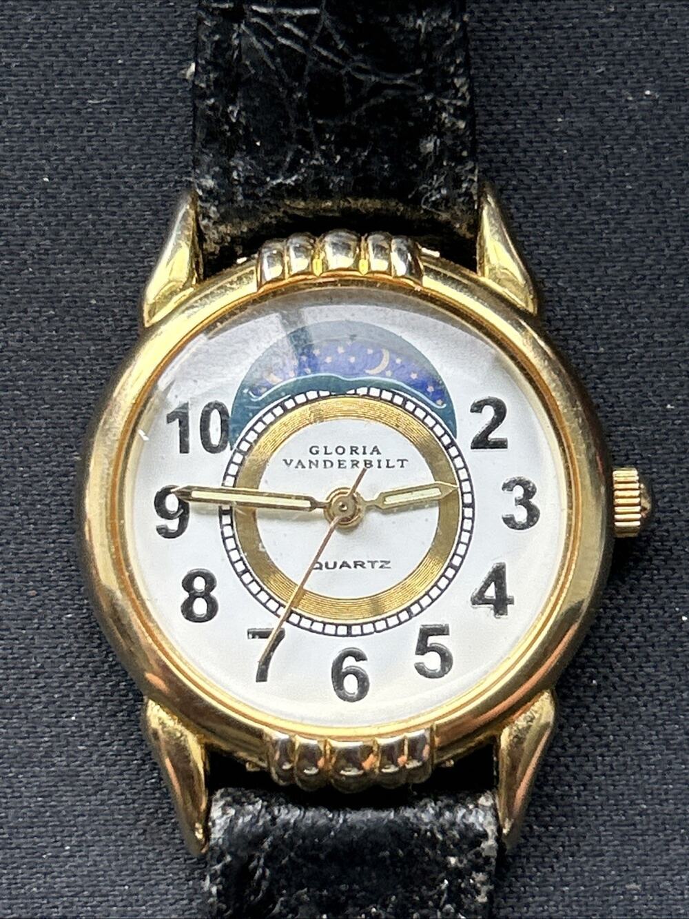 Gloria Vanderbilt Moon Phase Women’s Quartz Watch
